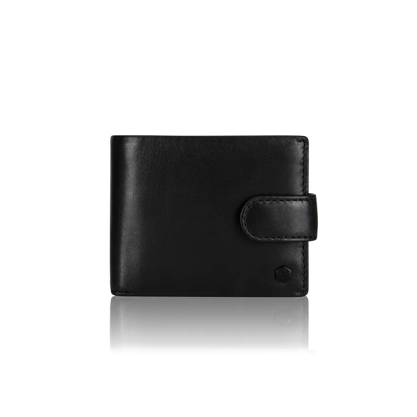 Jekyll & Hide 2790 Bifold Wallet With Coin And ID Window - Black