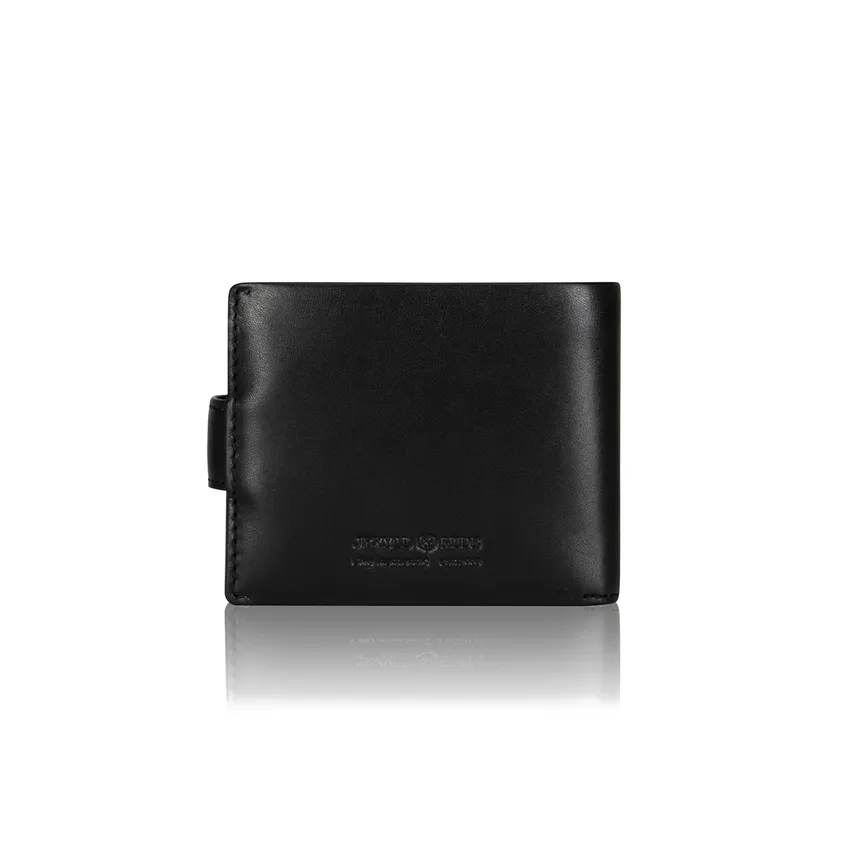 Jekyll & Hide 2790 Bifold Wallet With Coin And ID Window - Black