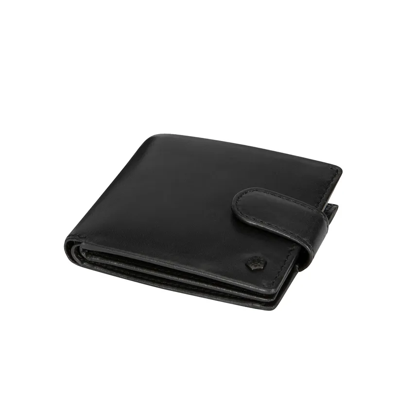 Jekyll & Hide 2790 Bifold Wallet With Coin And ID Window - Black