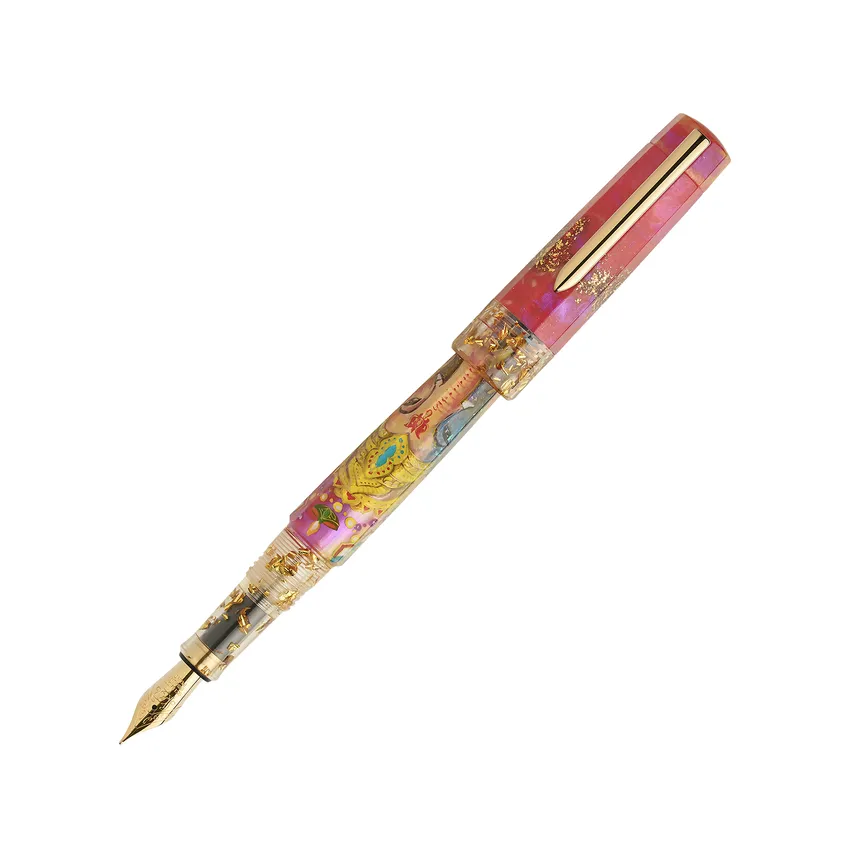 Benu Euphoria Limited Edition Hand-Painted Ganesha Diwali Fountain Pen - Medium