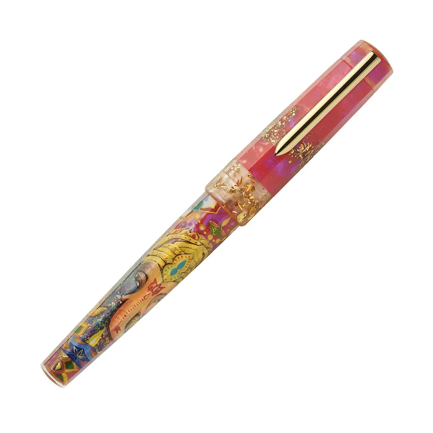 Benu Euphoria Limited Edition Hand-Painted Ganesha Diwali Fountain Pen - Medium