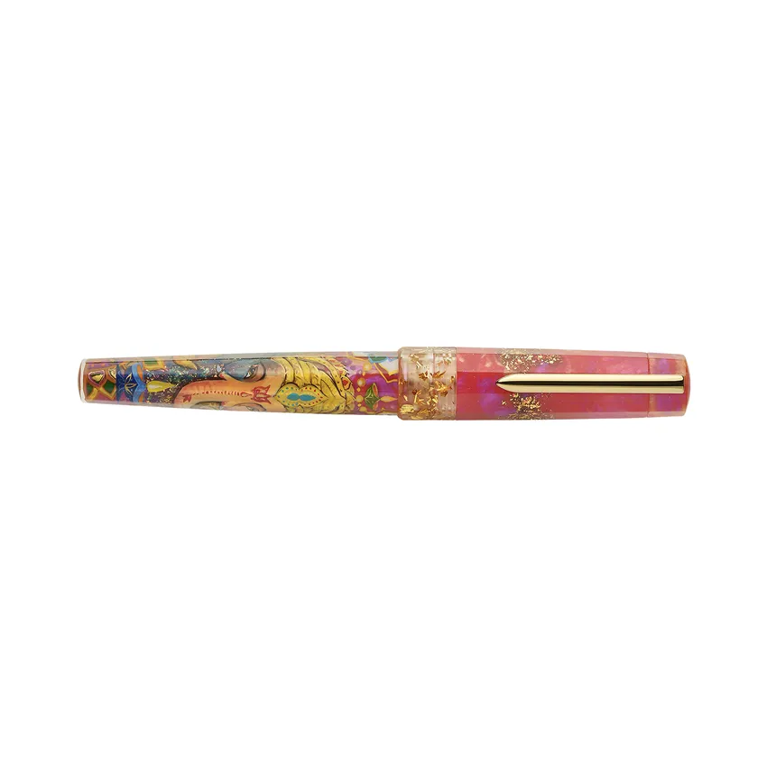 Benu Euphoria Limited Edition Hand-Painted Ganesha Diwali Fountain Pen - Medium