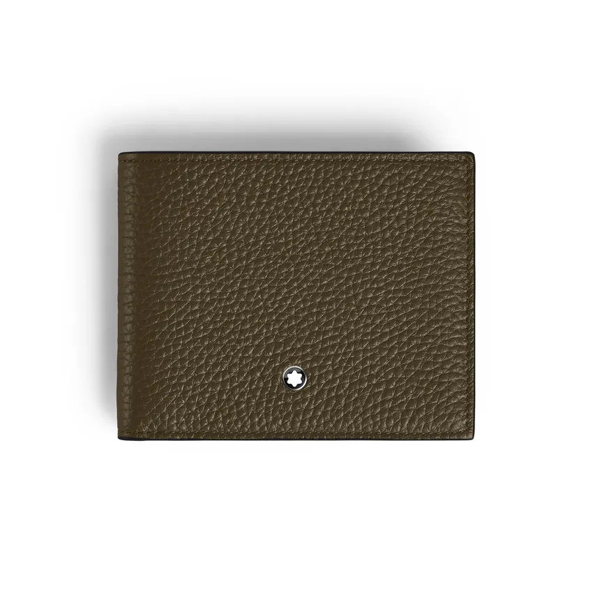Montblanc Grain Wallet 6 CC - Khaki