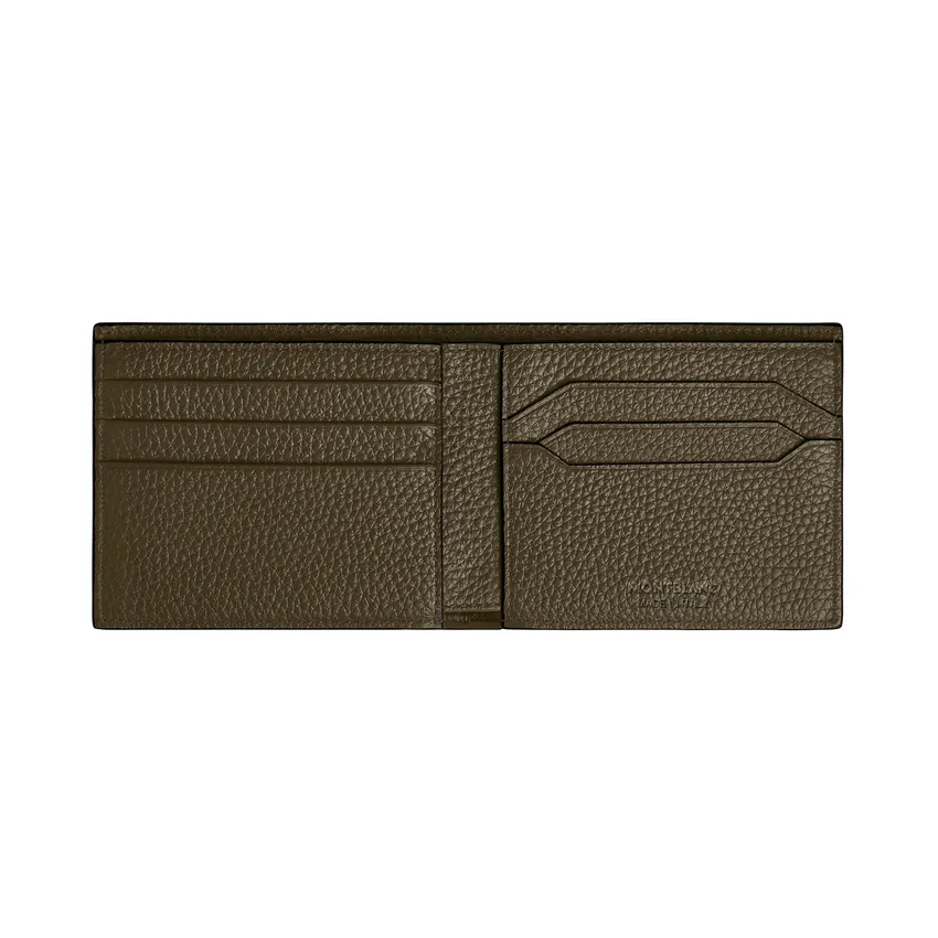 Montblanc Grain Wallet 6 CC - Khaki