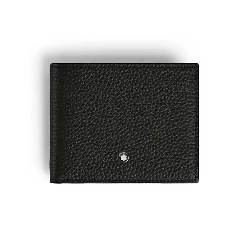 Montblanc Grain Wallet 6 CC - Black