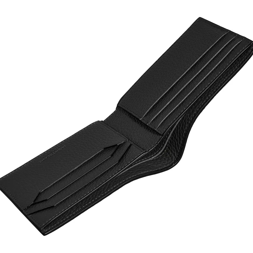 Montblanc Grain Wallet 6 CC - Black