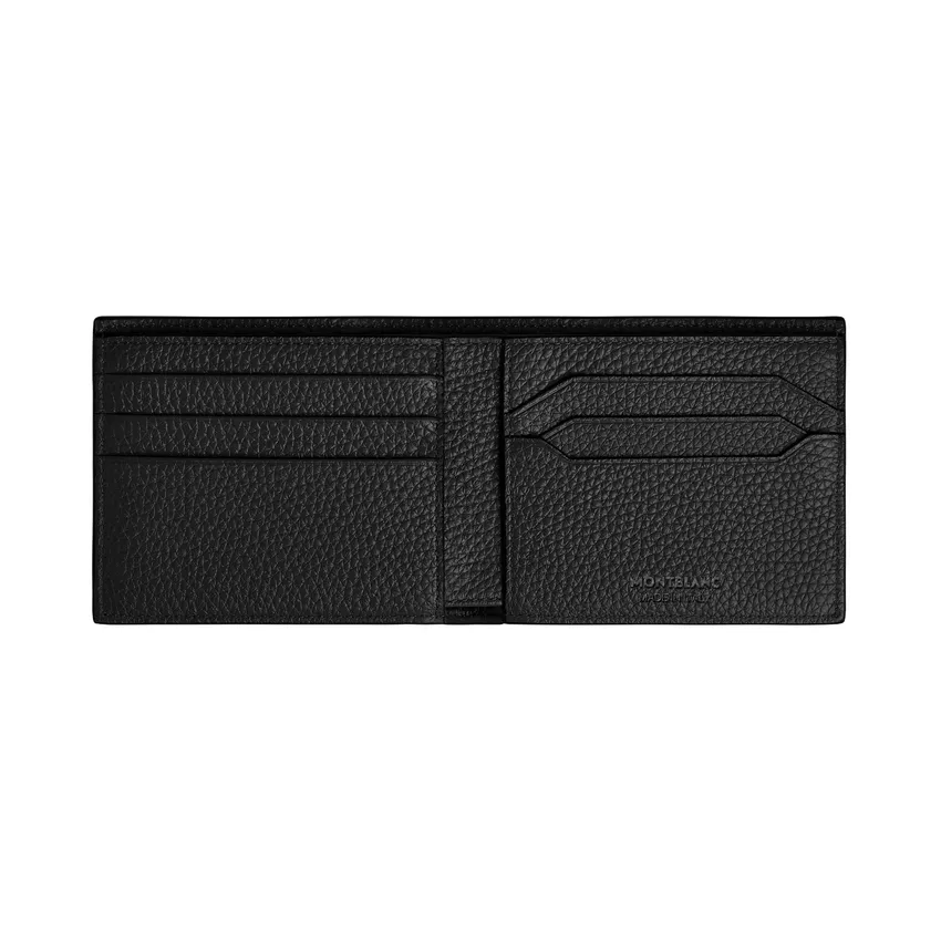 Montblanc Grain Wallet 6 CC - Black