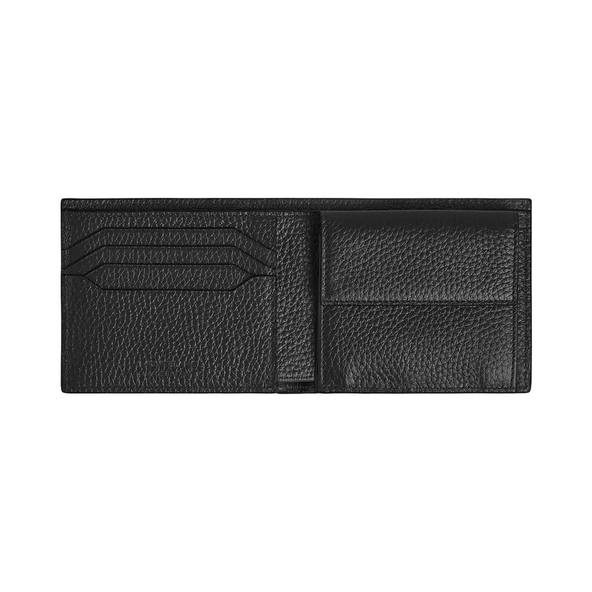 Montblanc Grain 4CC Wallet with Coin Case - Black