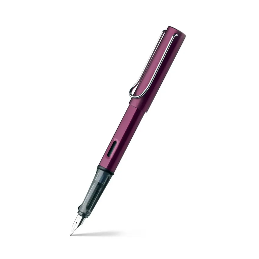 Lamy Al-Star 029 Fountain Pen Broad Purple With Chrome Metal Clip