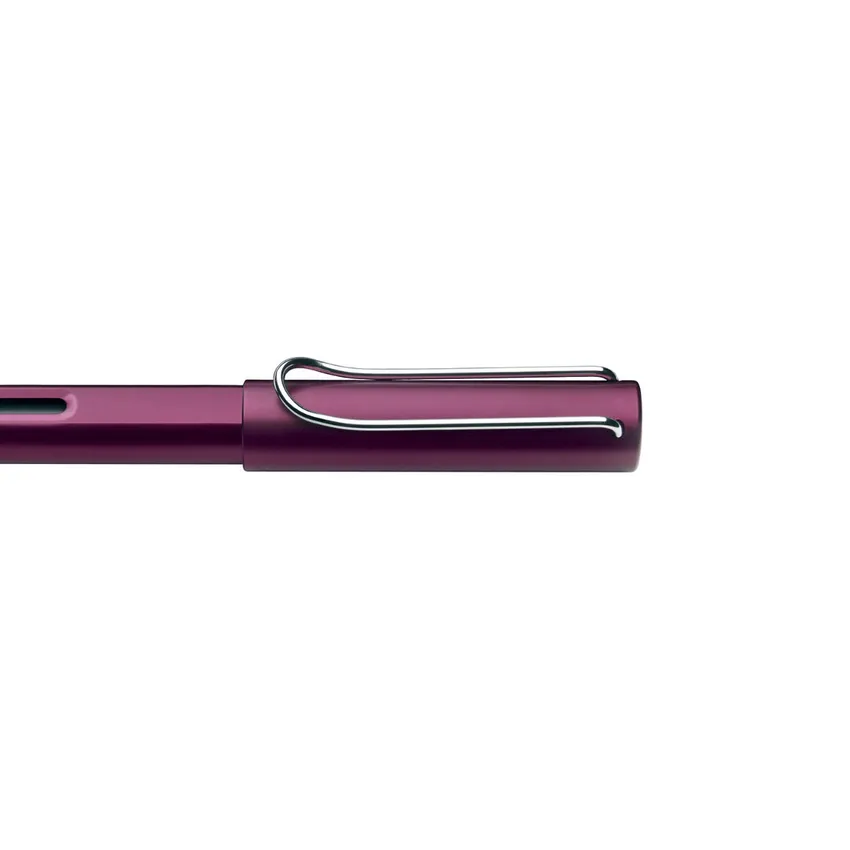 Lamy Al-Star 029 Fountain Pen Broad Purple With Chrome Metal Clip