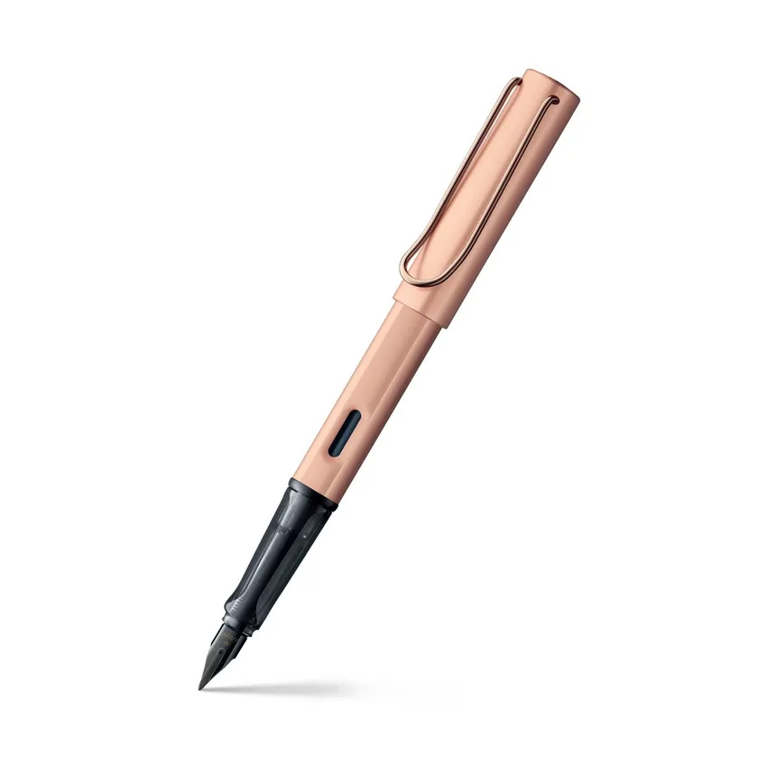 Lamy LX 076 Fountain Pen Fine Rose Gold With Rose Gold Metal Clip