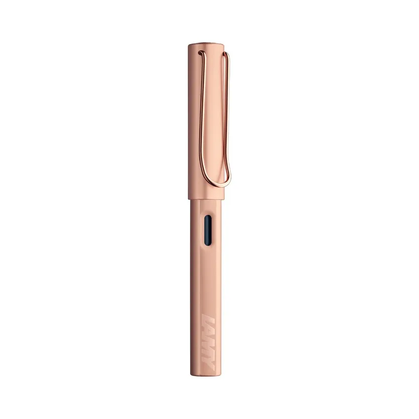 Lamy LX 076 Fountain Pen Fine Rose Gold With Rose Gold Metal Clip