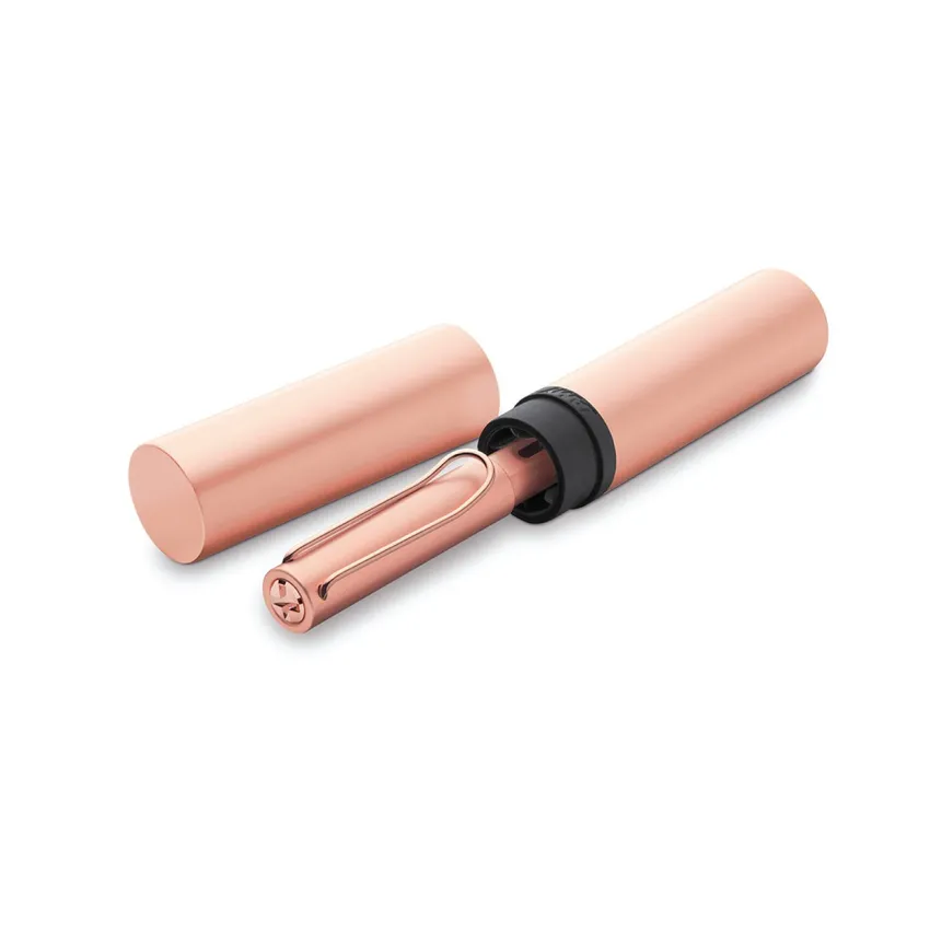 Lamy LX 076 Fountain Pen Fine Rose Gold With Rose Gold Metal Clip