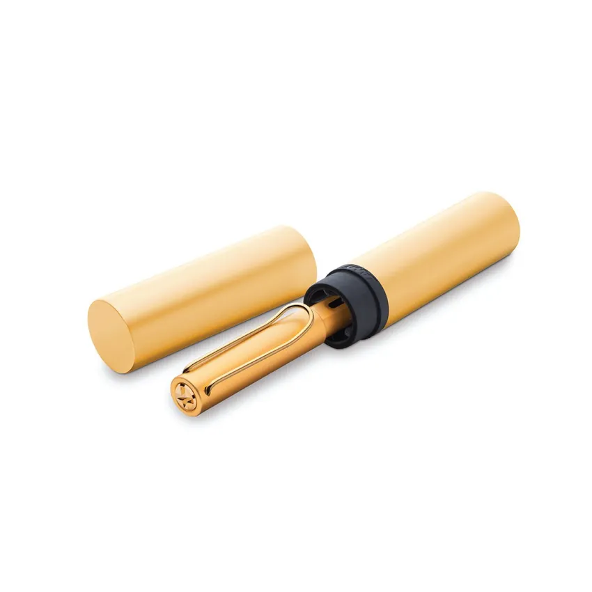 Lamy LX 075 Fountain Pen Fine Gold With Gold Metal Clip