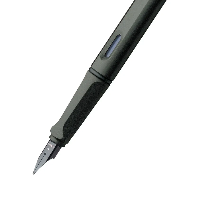 Lamy Safari 017 Fountain Pen Fine Matte Black With Black Plated Clip