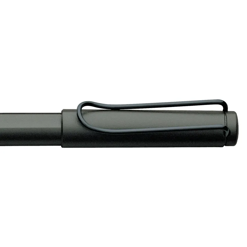 Lamy Safari 017 Fountain Pen Fine Matte Black With Black Plated Clip