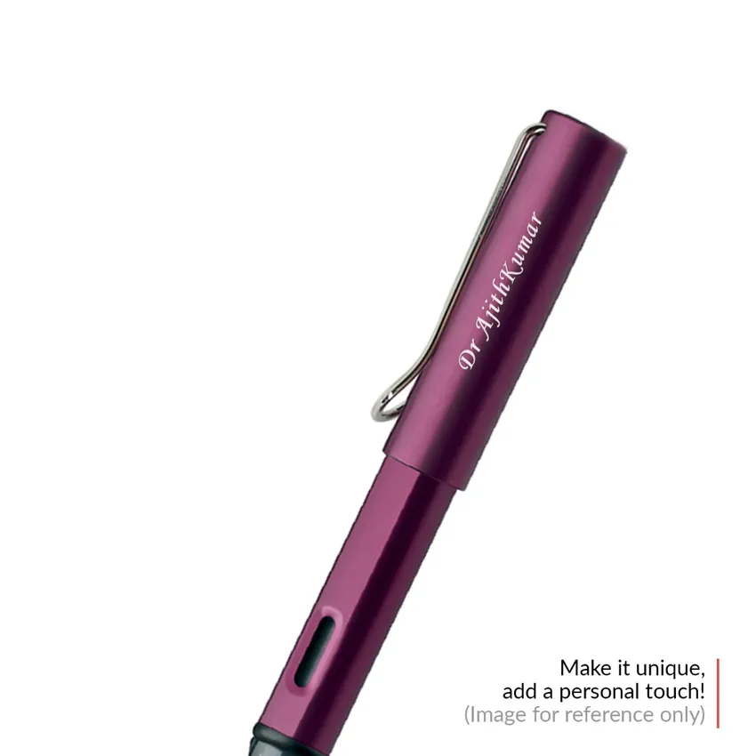 Lamy AL-star 025 Fountain Pen (Medium) - silver with Chrome Metal Clip