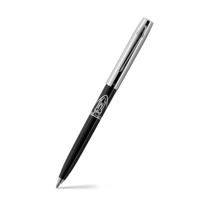 Fisher Space 294 Cap-O-Matic Ballpoint Pen with Shuttle imprint Black and Chrome