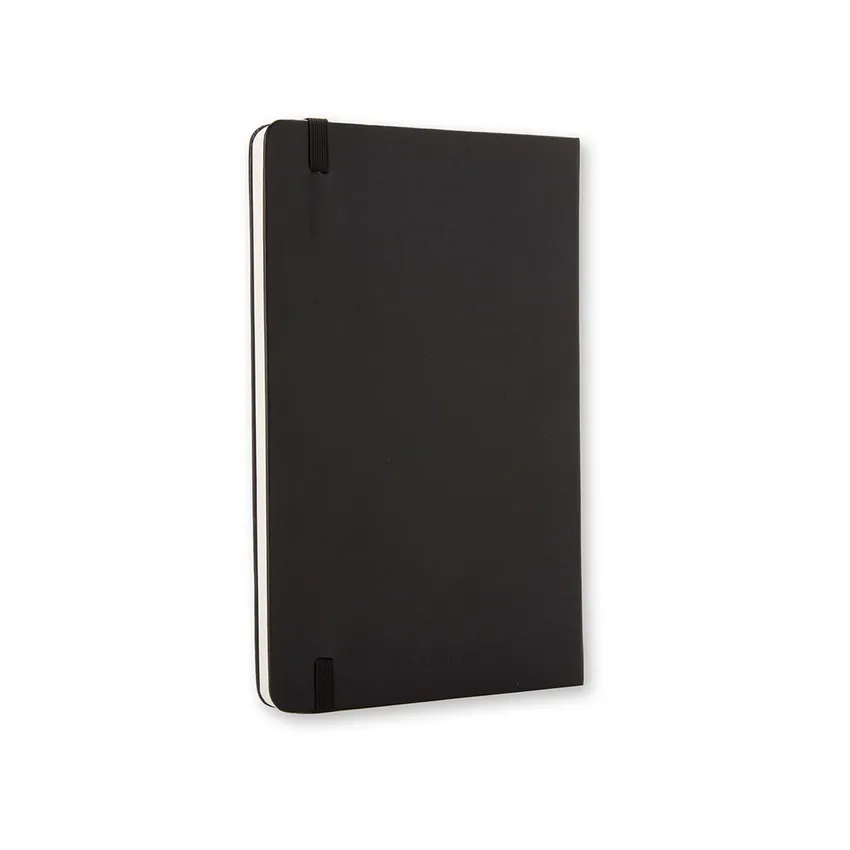 Moleskine Classic Notebook Plain Hard Cover Pocket Black