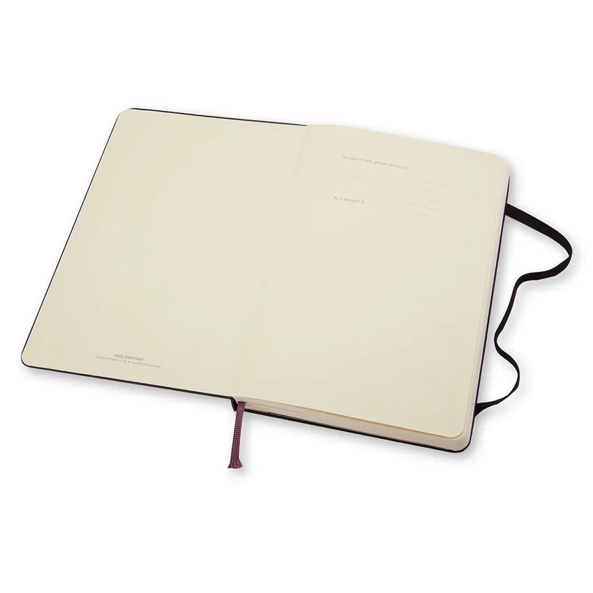Moleskine Classic Notebook Plain Hard Cover Pocket Black