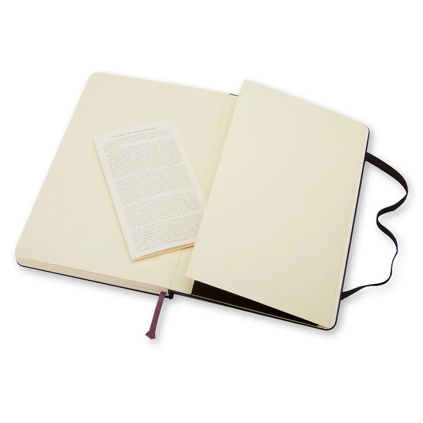 Moleskine Classic Notebook Plain Hard Cover Pocket Black