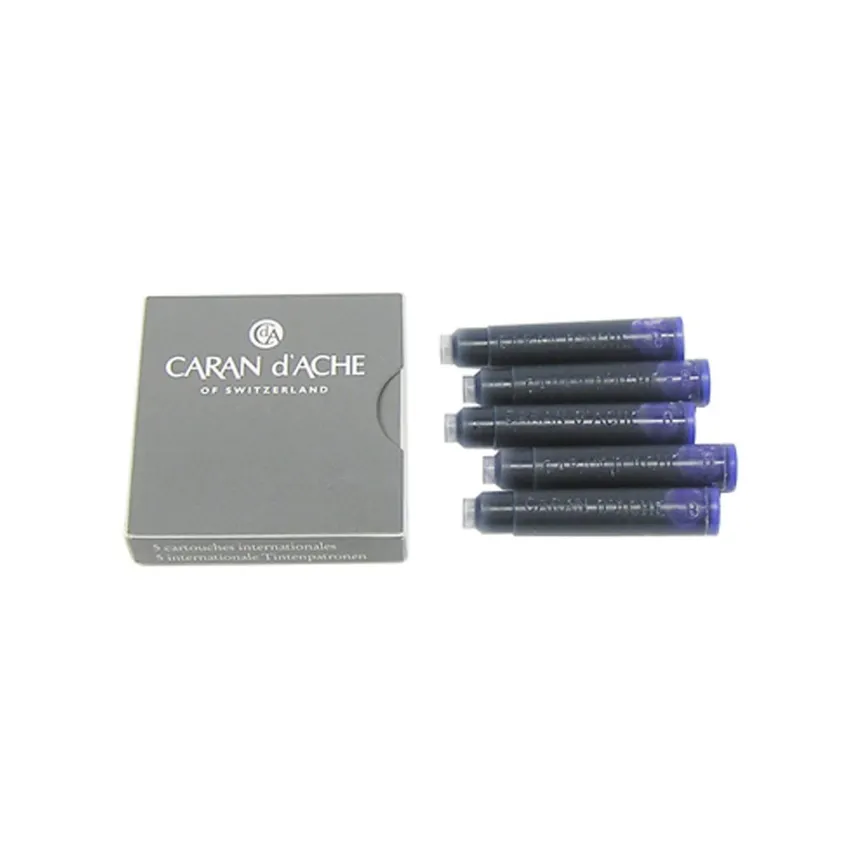 Caran d'Ache Chromatics Cartridge For Fountain Pen Pack-Of-6 Cosmic Black