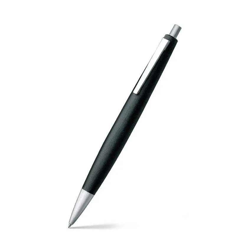 Lamy 2000-201 Ballpoint Pen Black With Chromee Plated Trim