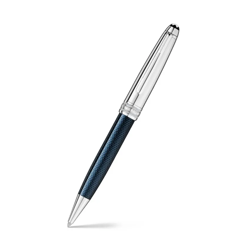 Montblanc 112895 MeisterstÃ¼ck Blue Hour Classique Ballpoint Pen Blue With Platinum Trims