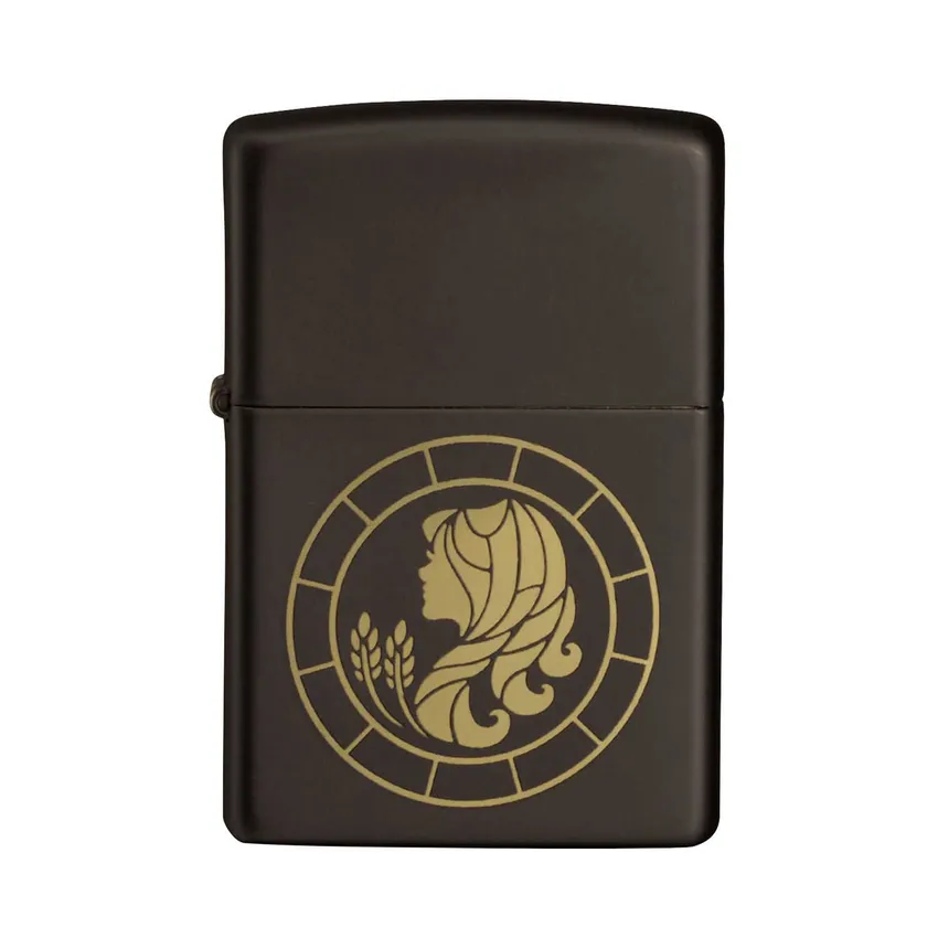 Zippo Lighter 218.MB401290 Virgo Zodiac Sign Black