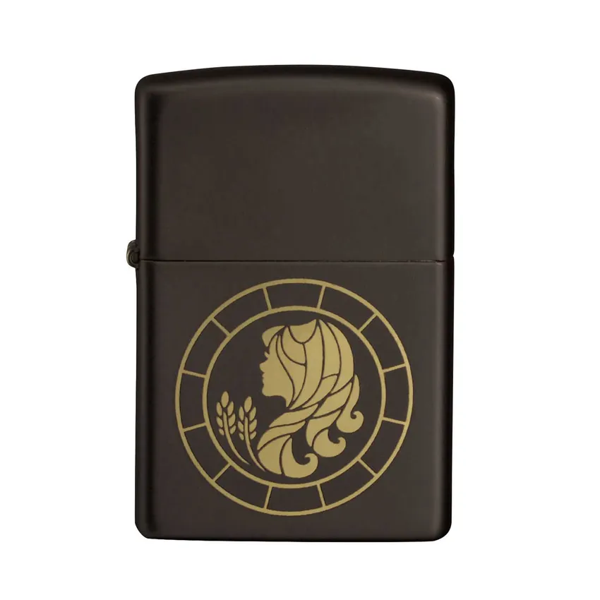 Zippo Lighter 218.MB401290 Virgo Zodiac Sign Black