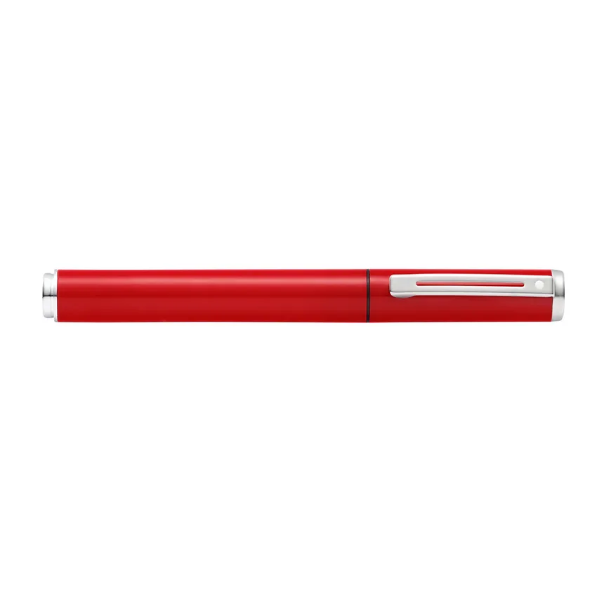 Sheaffer 9207 Pop Rollerball Pen Red with Chrome-Plated Trim