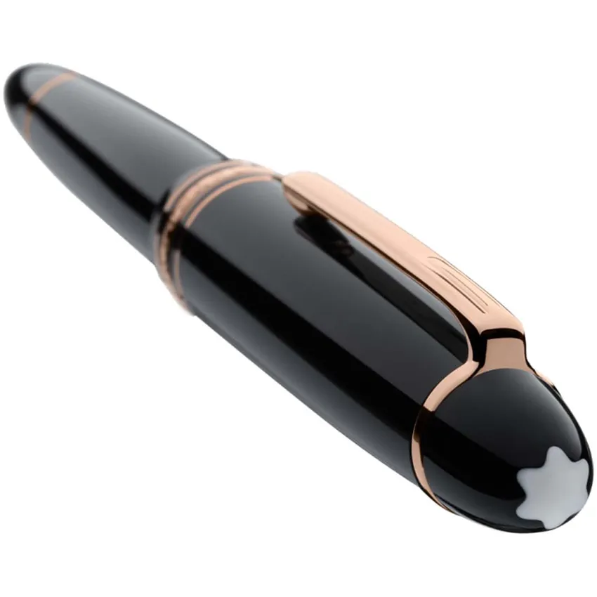 Montblanc MeisterstÃ¼ck Legrand Medium Fountain Pen - Black With Red Gold Trims