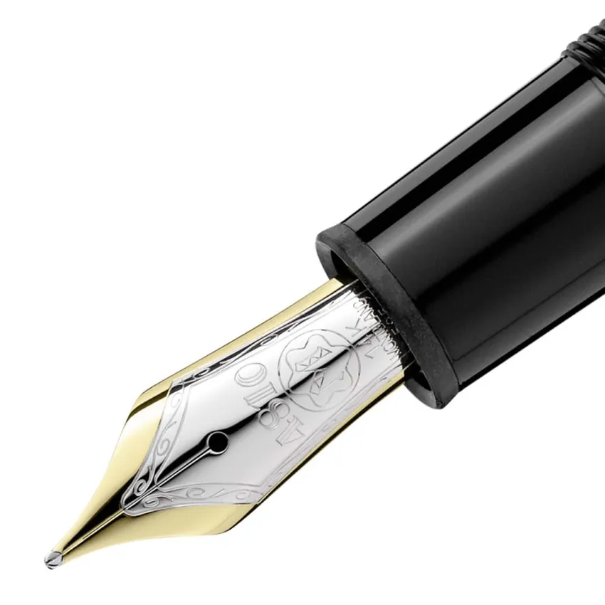 Montblanc MeisterstÃ¼ck Legrand Medium Fountain Pen - Black With Platinum Trims