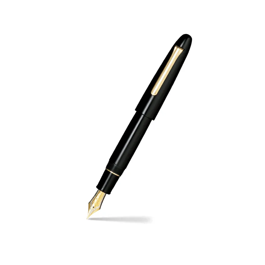 Sailor 1911 King of Pen 21K Medium Fountain Pen with Gold Trims - Black