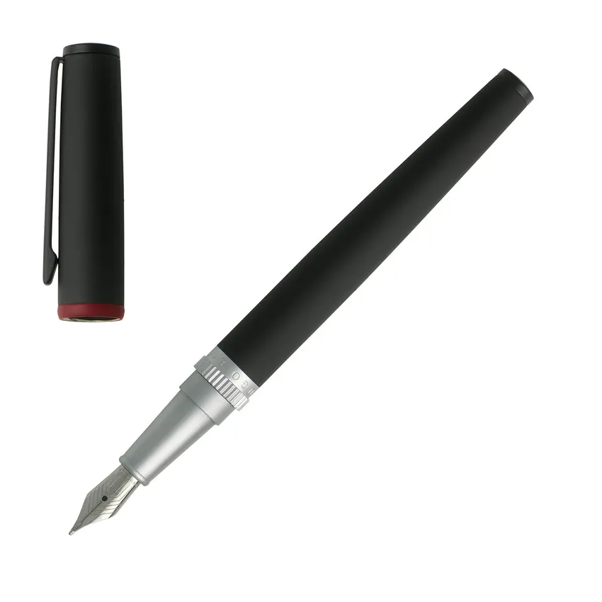 Hugo Boss Gear Fountain Pen - Black