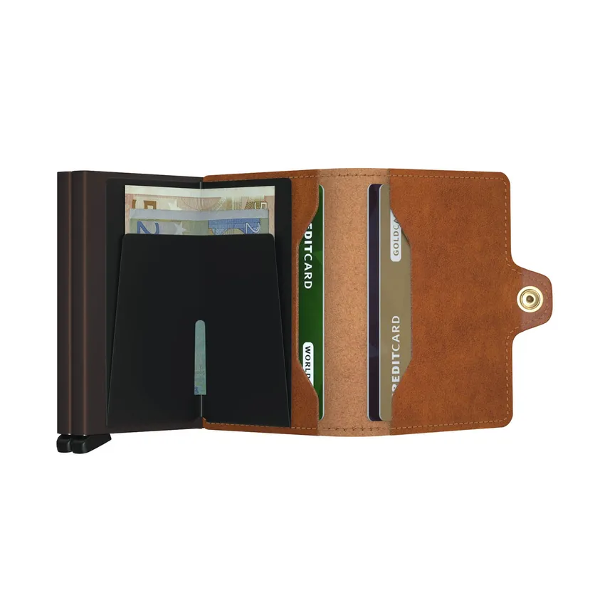 Twin Wallet Secrid Original - Cognac Brown