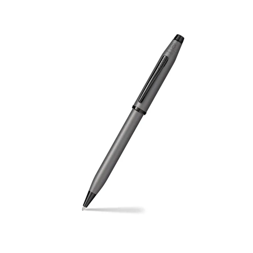 Cross AT0082WG-115 Century II Ballpoint Pen Gunmetal Grey with Black Trims