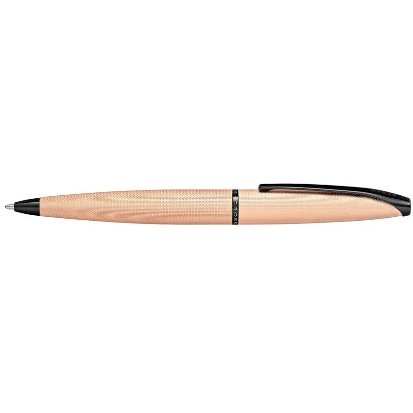 Cross 882-42 ATX Ballpoint Pen Brushed Rose Gold With Black Trims
