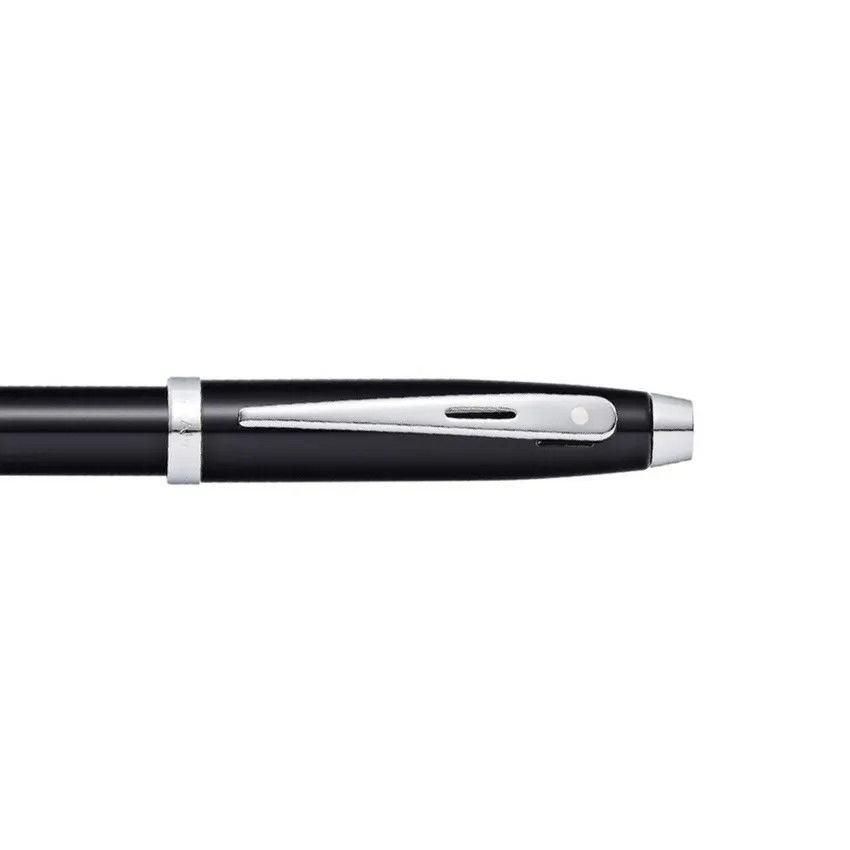 Sheaffer Gift 100 Ballpoint Pen Glossy Black with Chrome-Plated Trim
