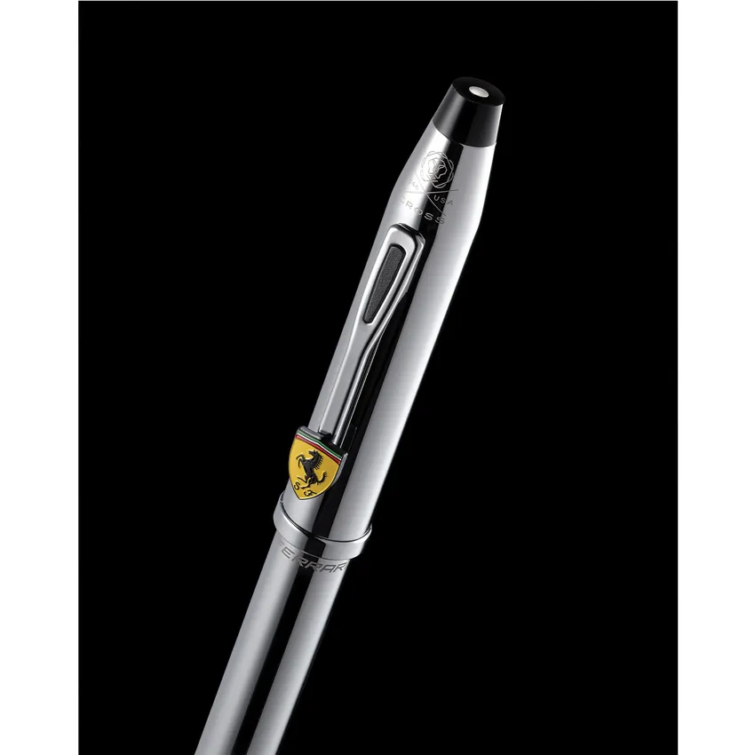 Cross FR0086-121MS Century II Ferrari Fountain Pen Medium Polished Chrome