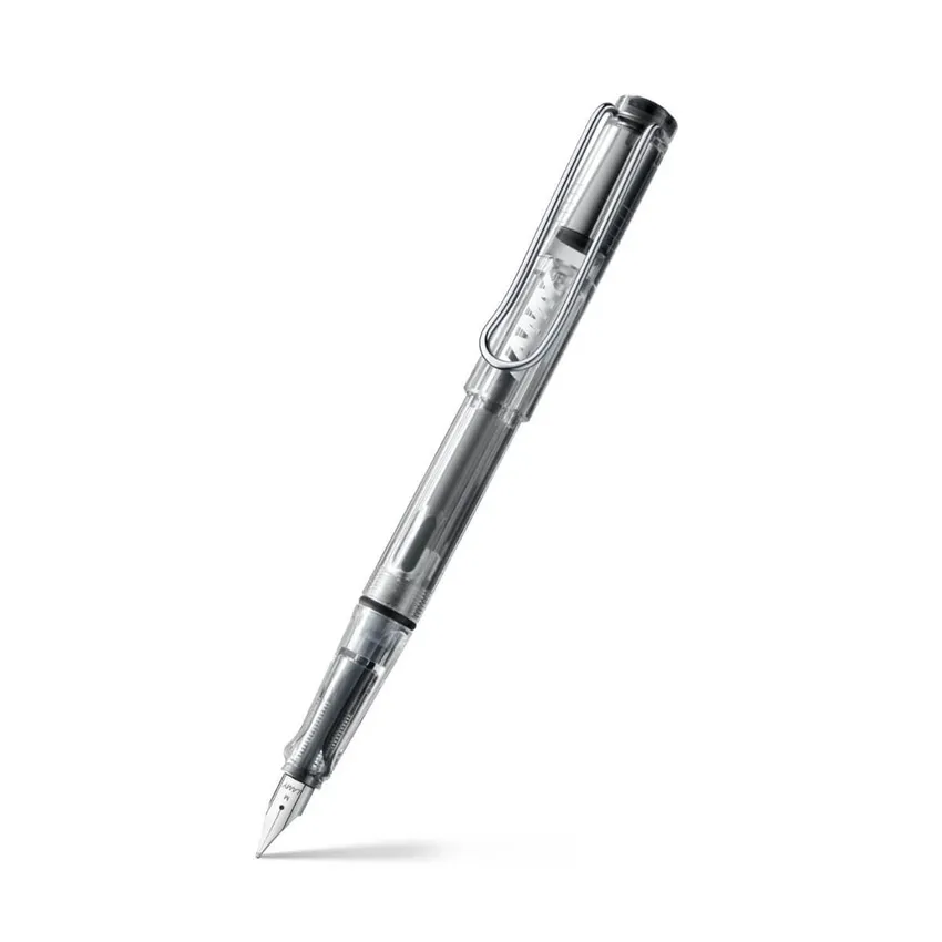 Lamy Vista 012 Fountain Pen Extra Fine Transparent With Chrome Plated Clip