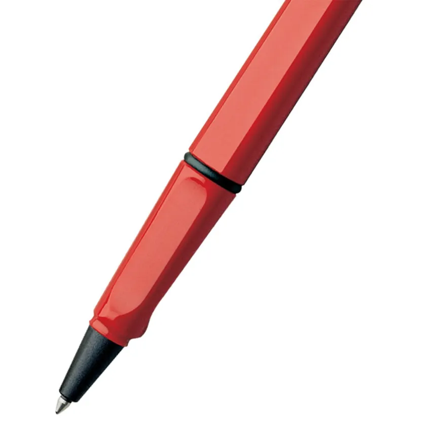 Lamy Safari 316 Rollerball Pen Red With Chrome Plated Clip