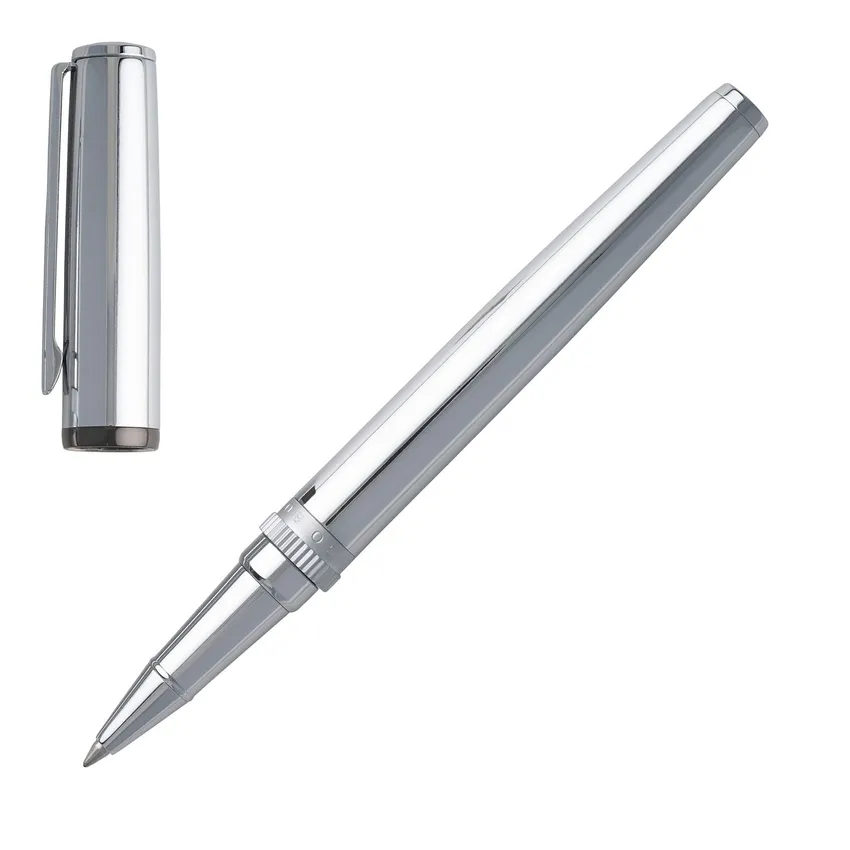 Hugo Boss Gear Metal Chrome Rollerball Pen