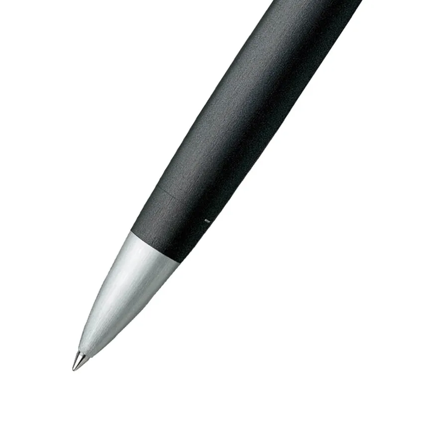 Lamy 2000-301 Rollerball Pen Black With Matte Stainless Steel Trim