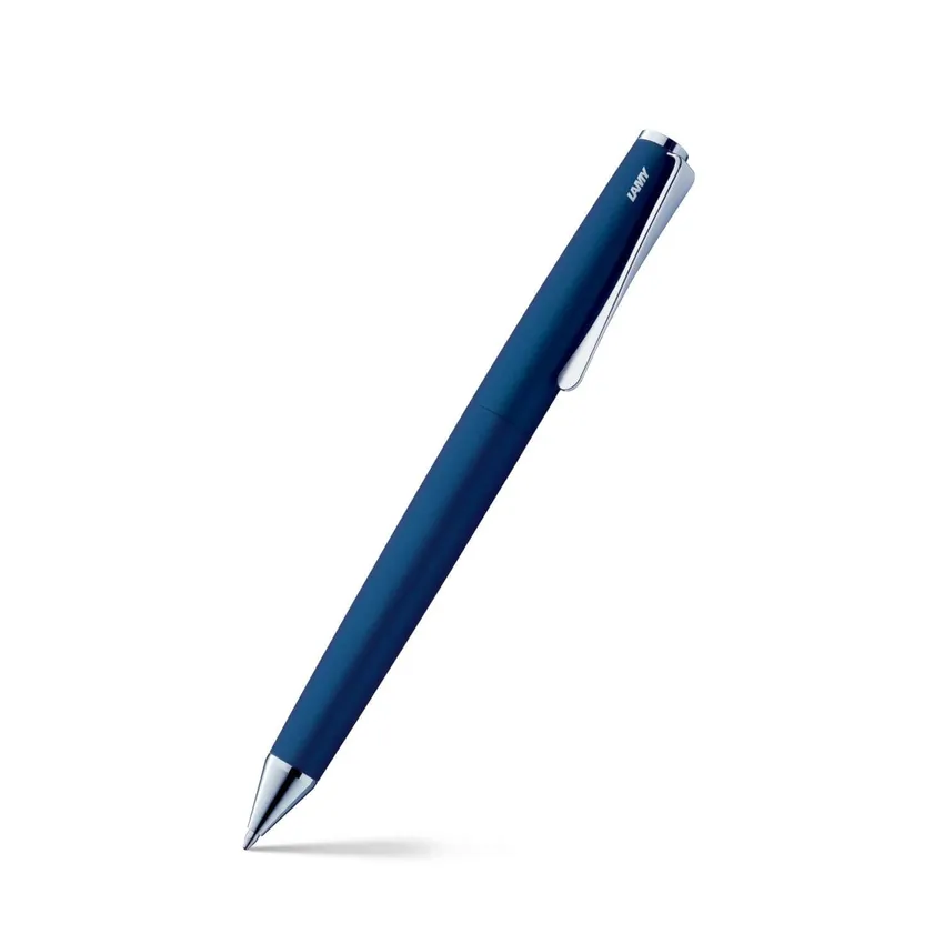 Lamy 267 Studio Ballpoint Pen Matte Blue With Chrome Clip