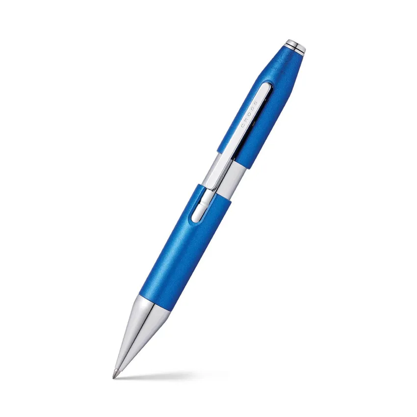 Cross AT0725-4 Cross X Rollerball Pen Cobalt Blue with Chrome Trims