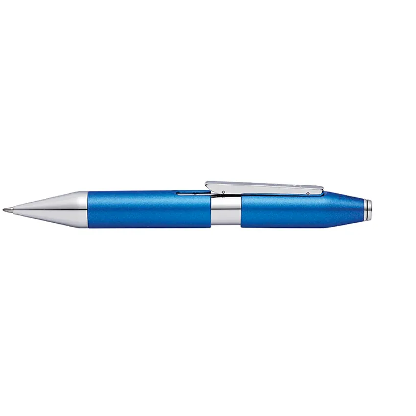 Cross AT0725-4 Cross X Rollerball Pen Cobalt Blue with Chrome Trims