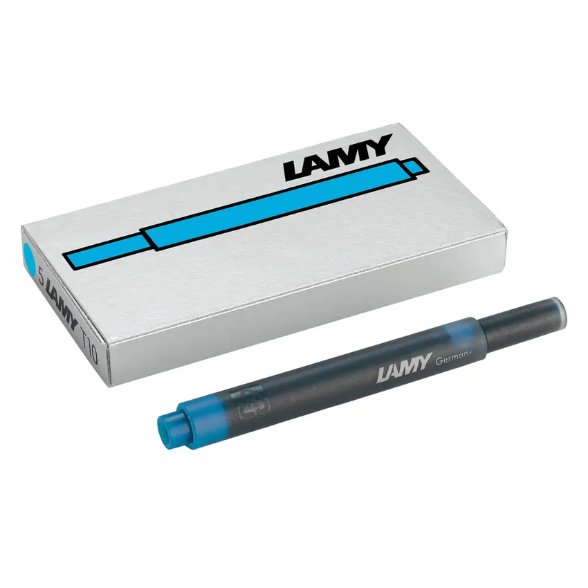 Lamy T10 Ink Cartridges Pack Of 5 Turquoise