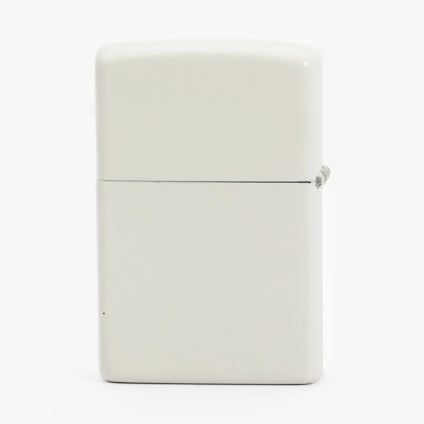 Zippo Lighter Cricket Design White