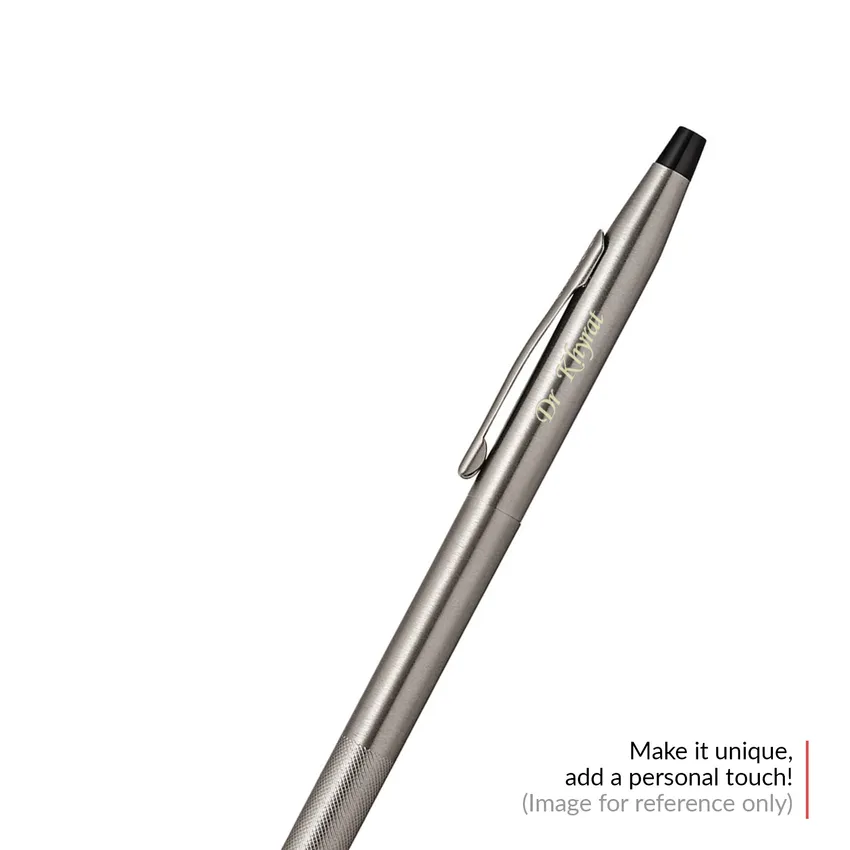 Cross Century Ballpoint Pen Titanium Gray PVD Micro Knurl